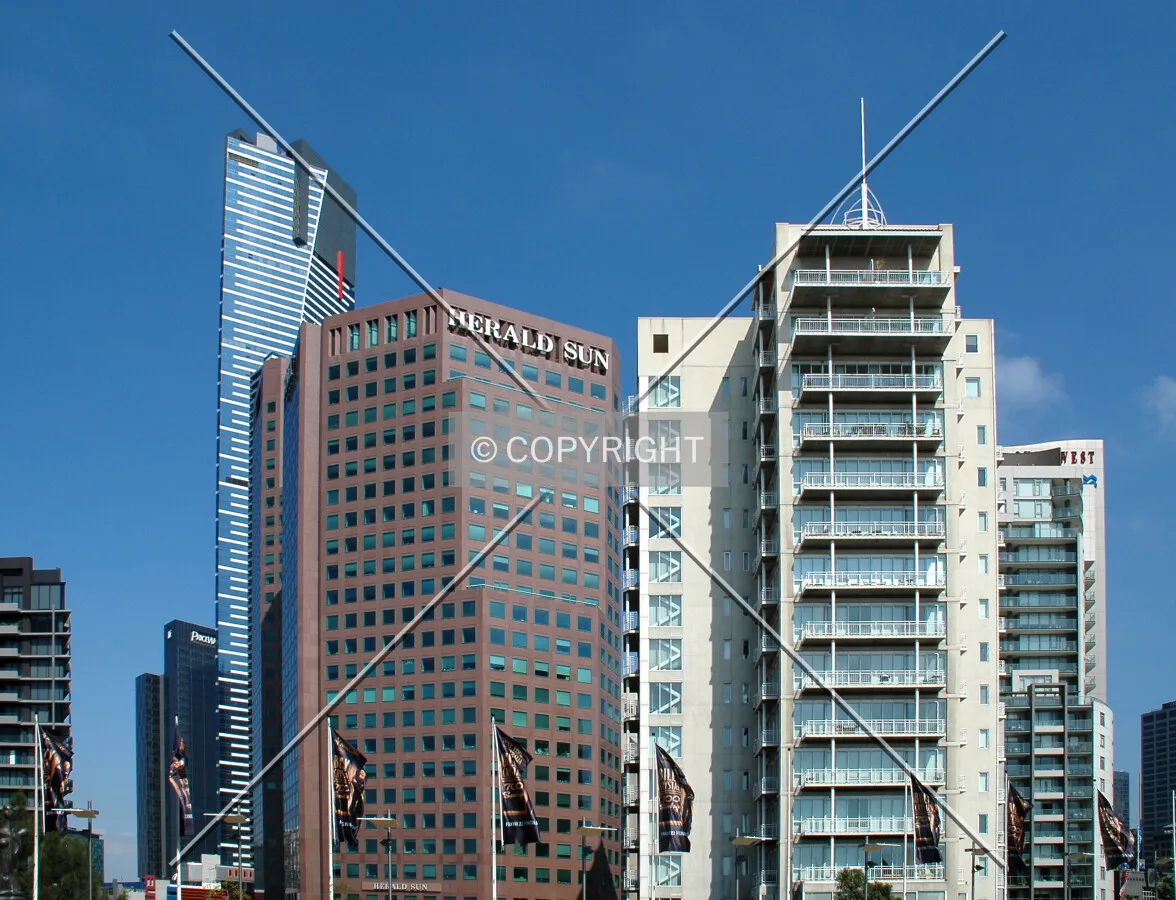 Skyline as seen from the east
