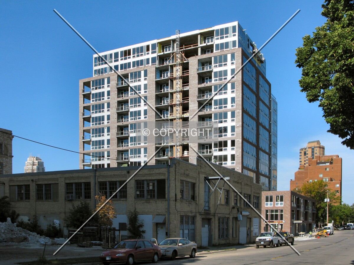 View to the west along 2nd Street SE