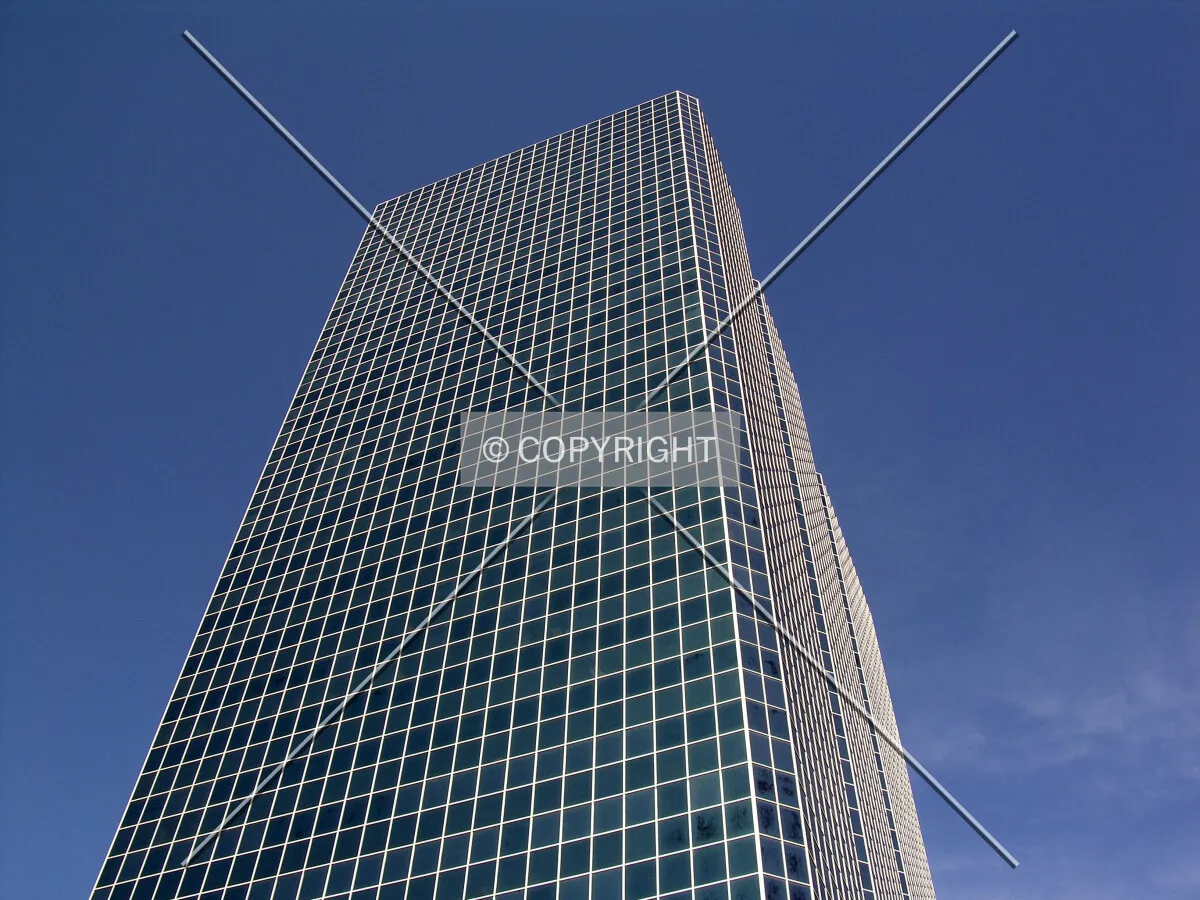 Looking up the southwest corner
