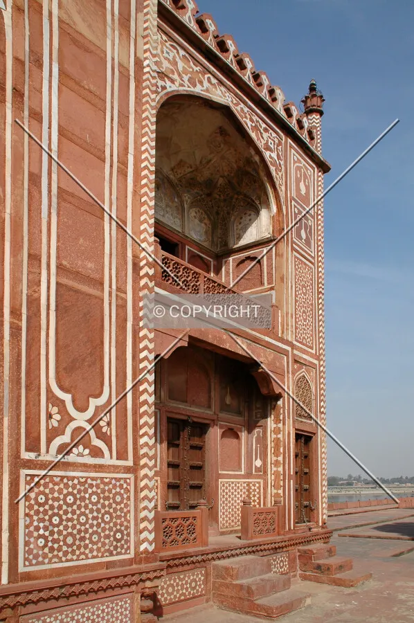 East side of the pavilion