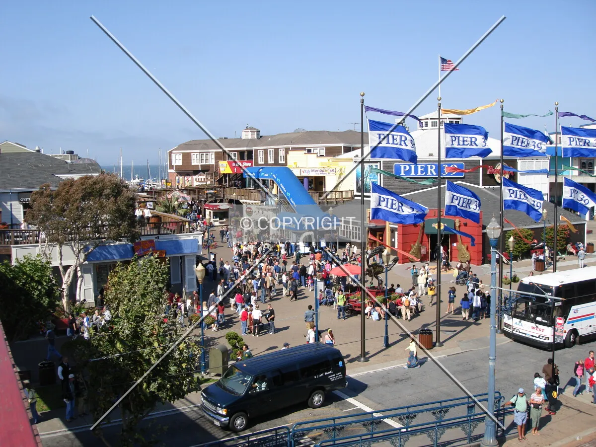 View over Fisherman's Wharf