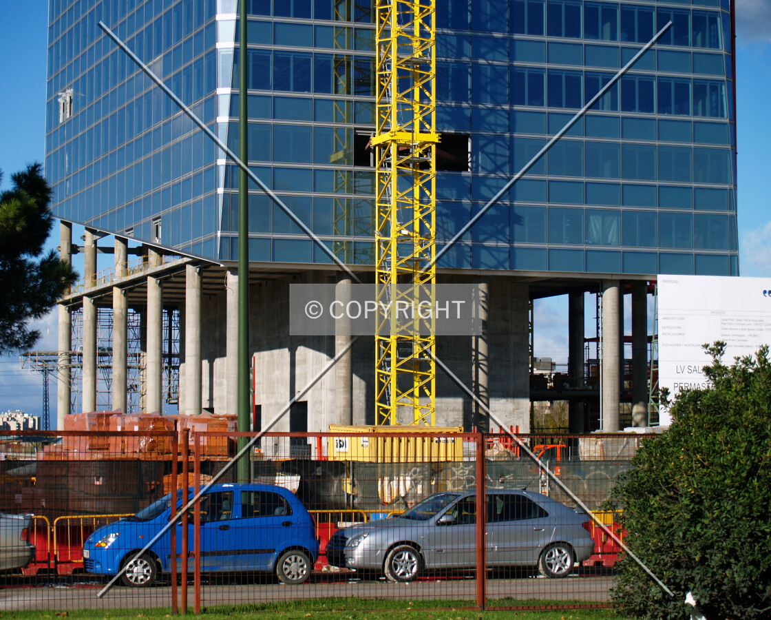 Ground floor as seen from across Paseo de la Castellana