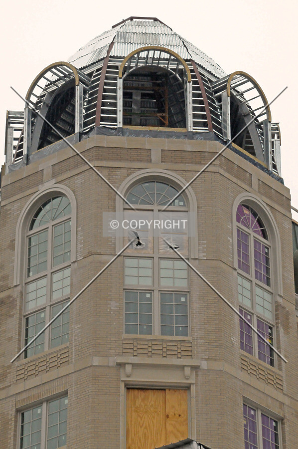 Top of the southwest corner