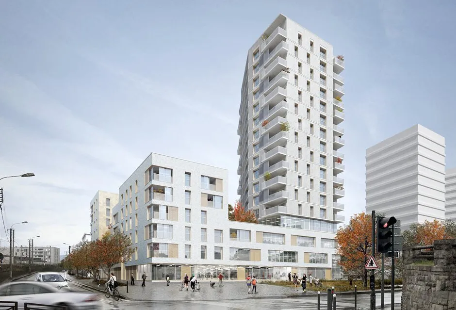 First rendering of the project.