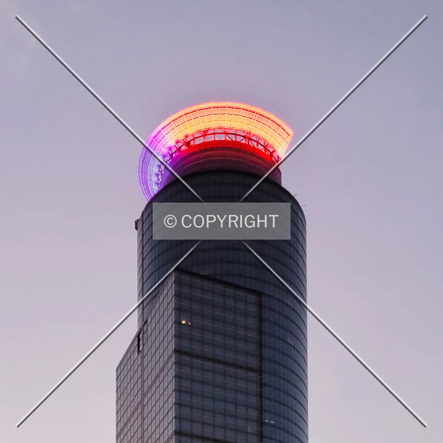 Upper floors at night; July 4, 2021