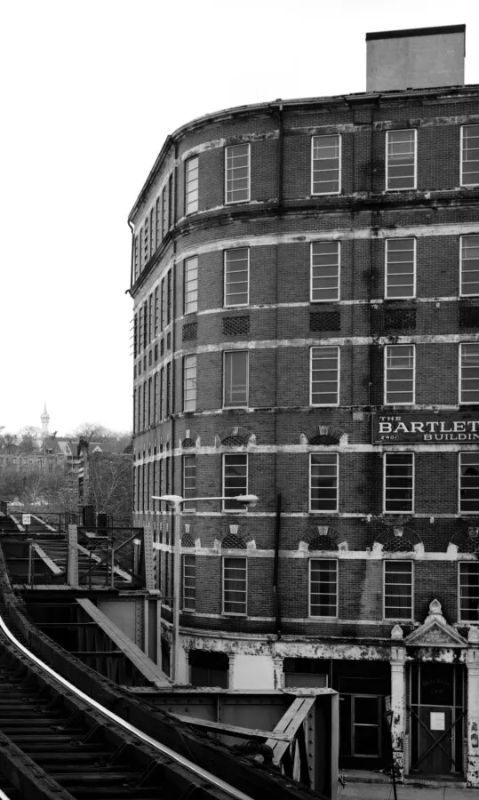 View from the northeast
