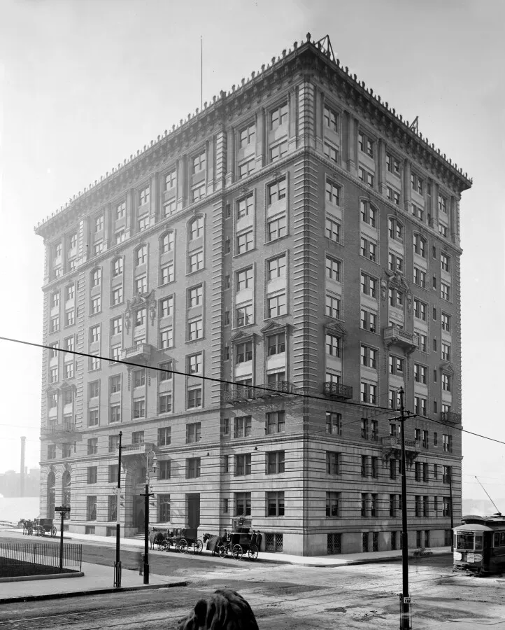 Vintage view from the northeast