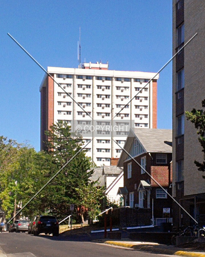 Distant view from the northwest