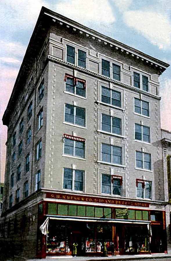 Vintage view from the northwest