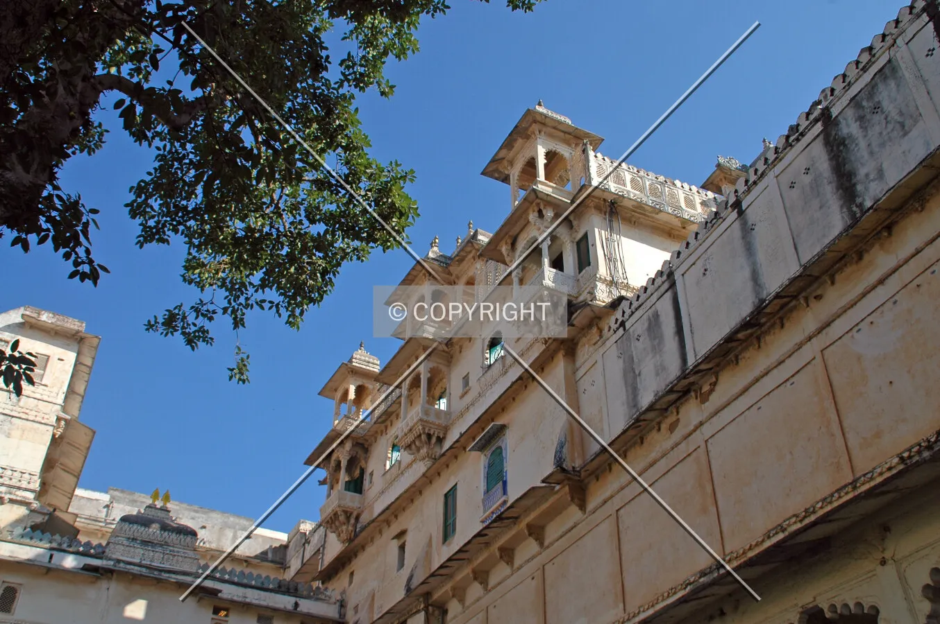 Looking up at the west side