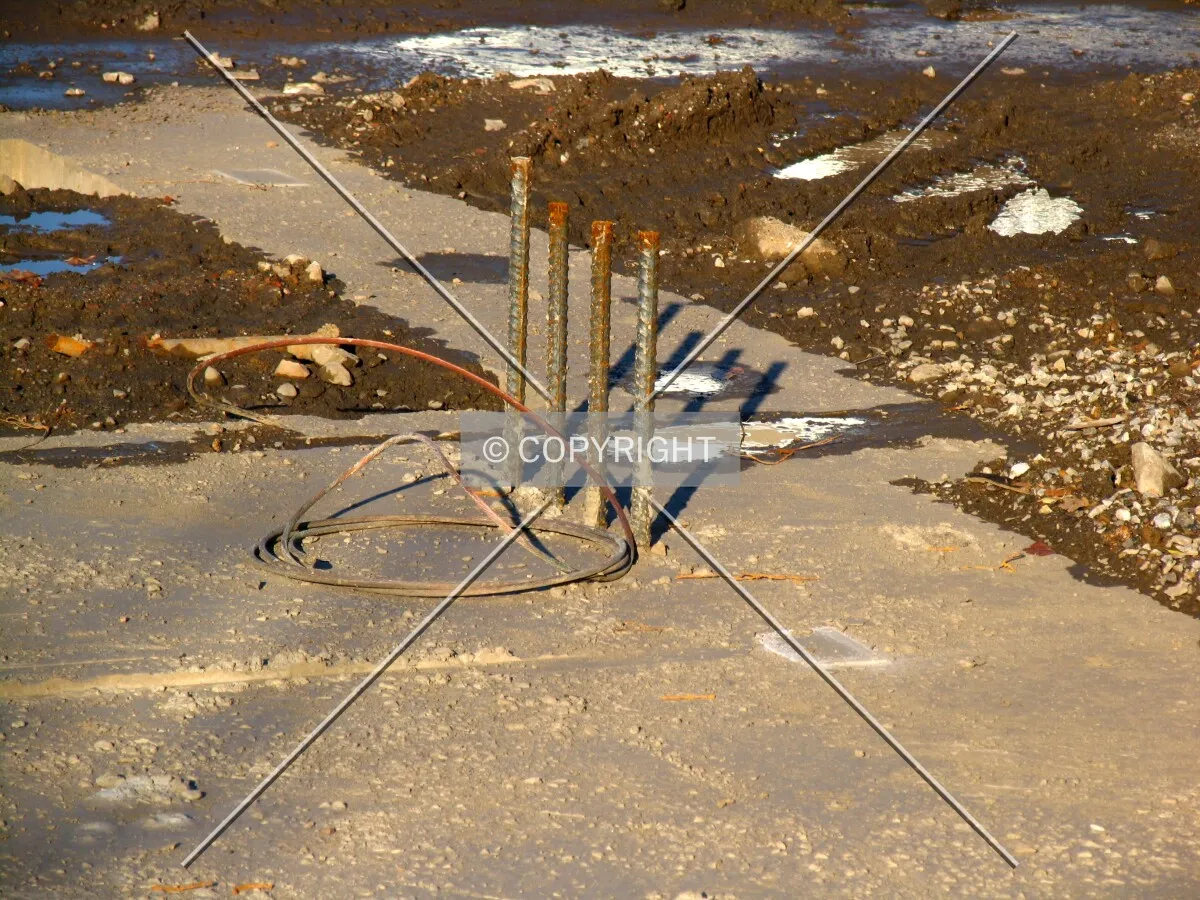 First signs of a foundation near Race Street