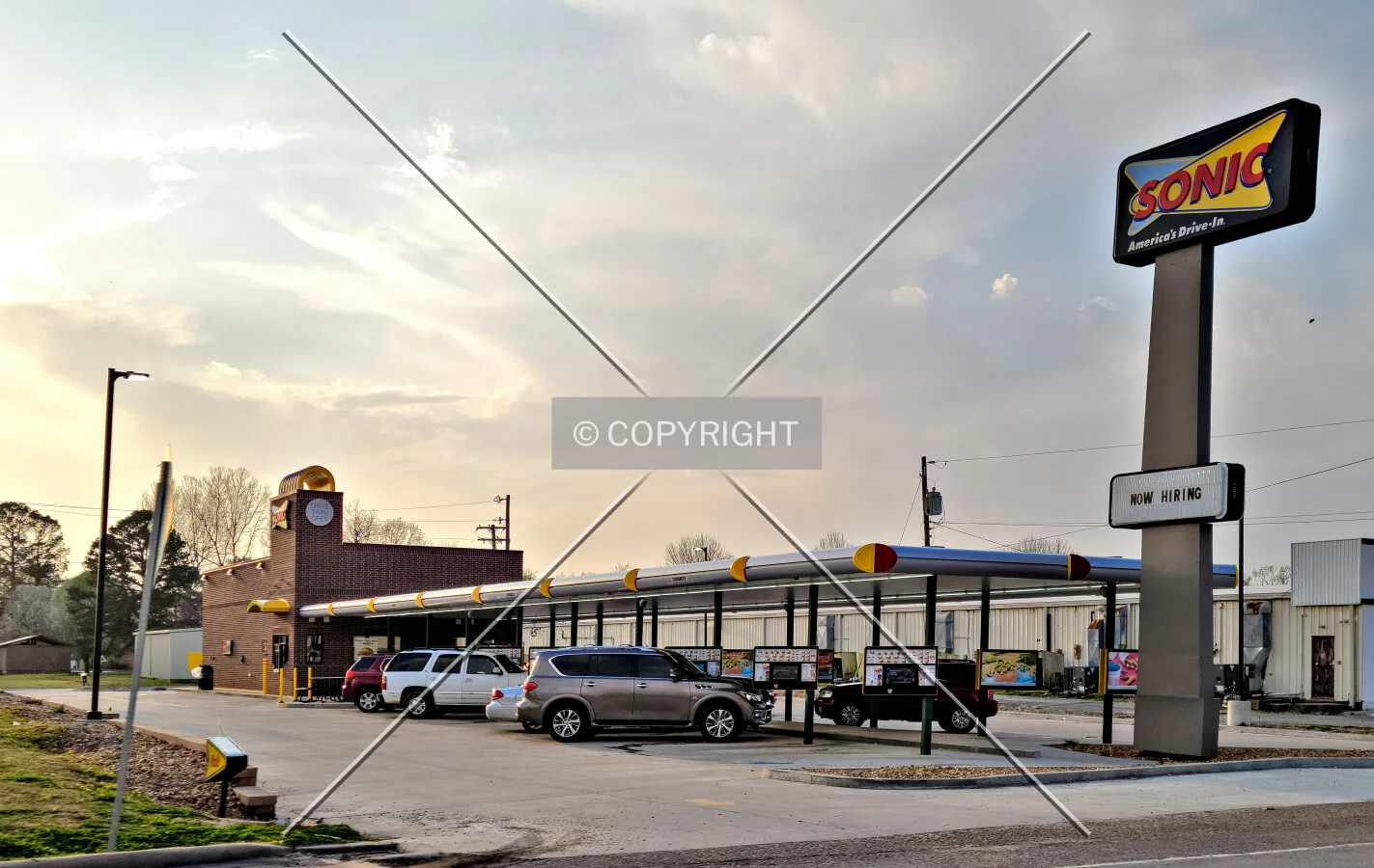 From the southeast; March 27, 2021