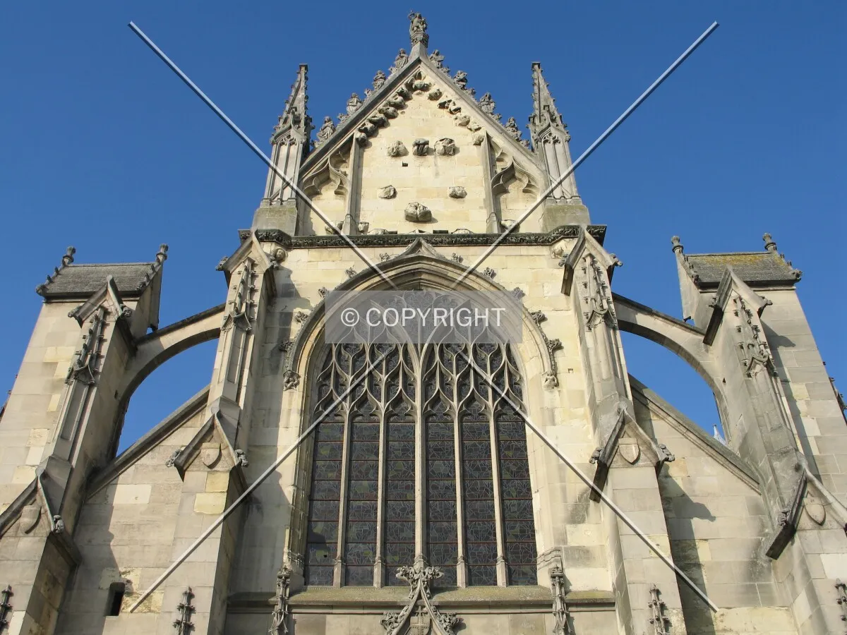 Looking up at the southern porch