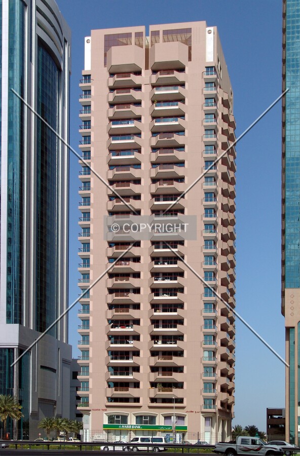 View from across Sheikh Zayed Road