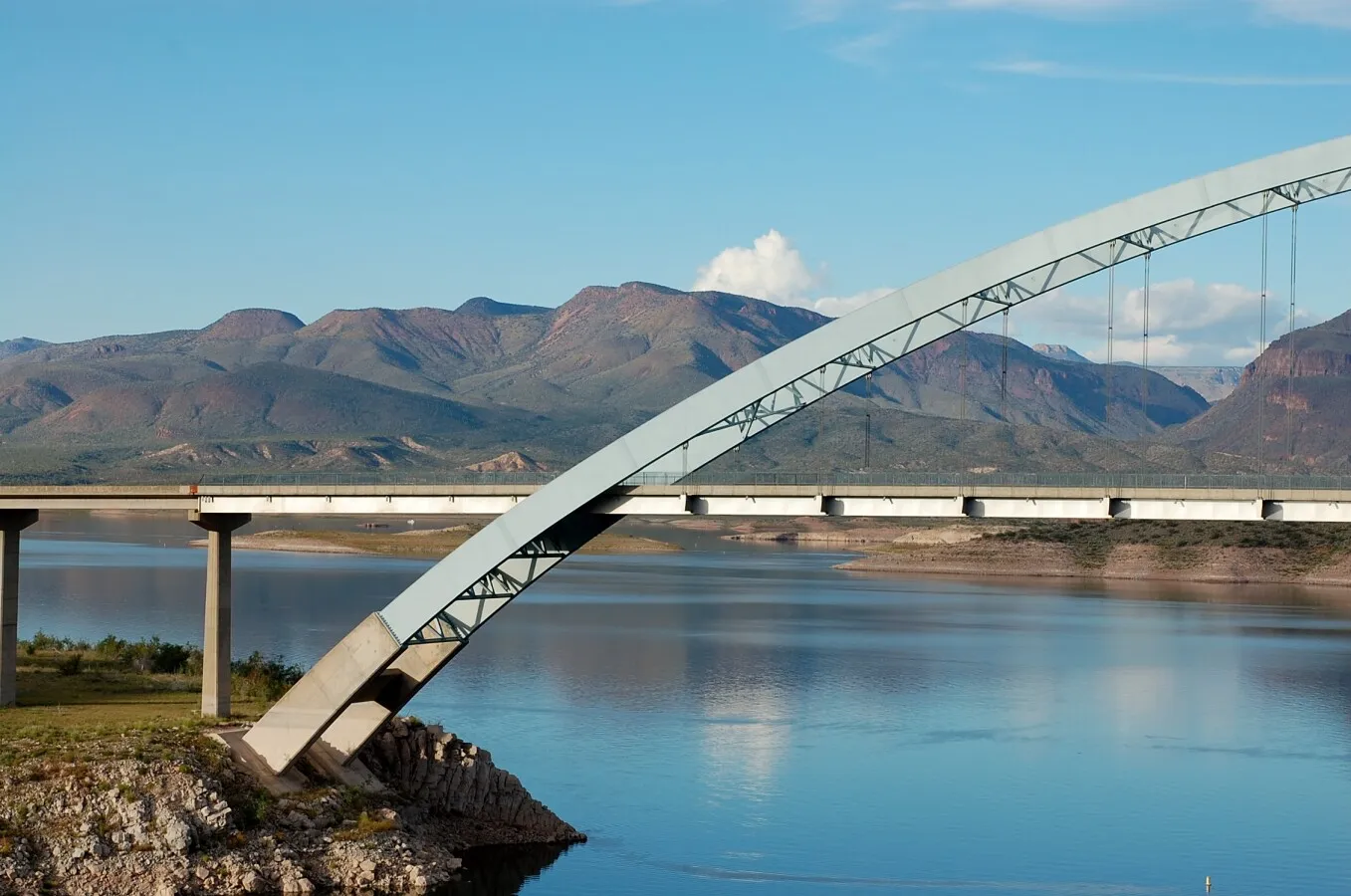 North bridge abutment