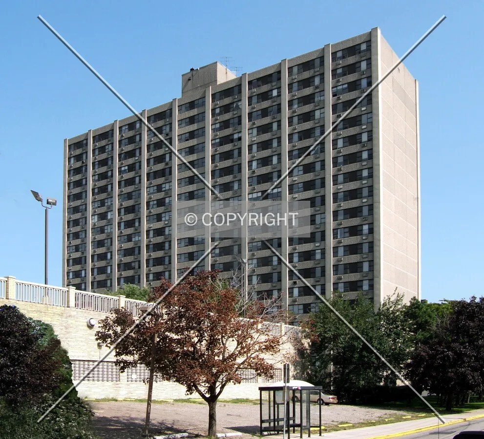 View from the west across North Street