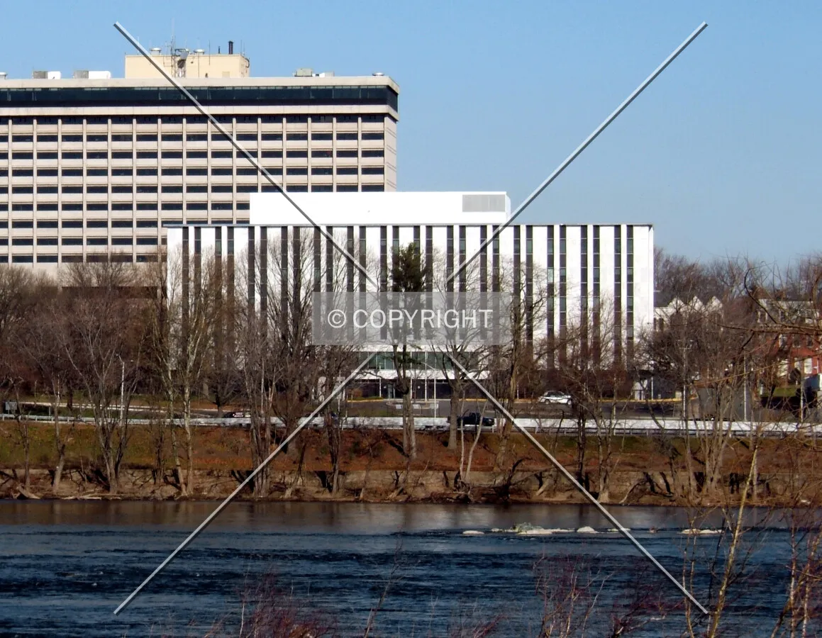 View from the southwest across the Delaware River