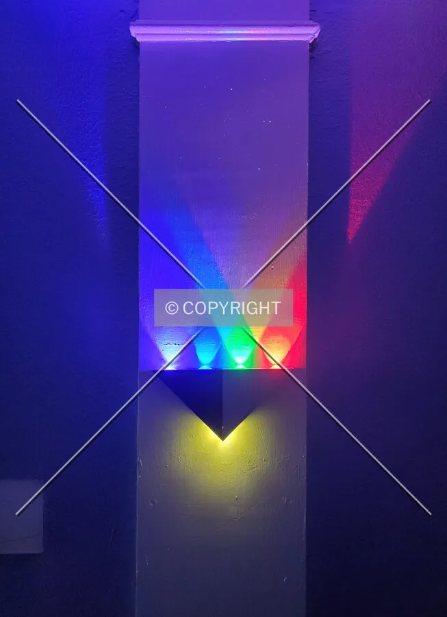Elevator lobby lighting; March 18, 2020