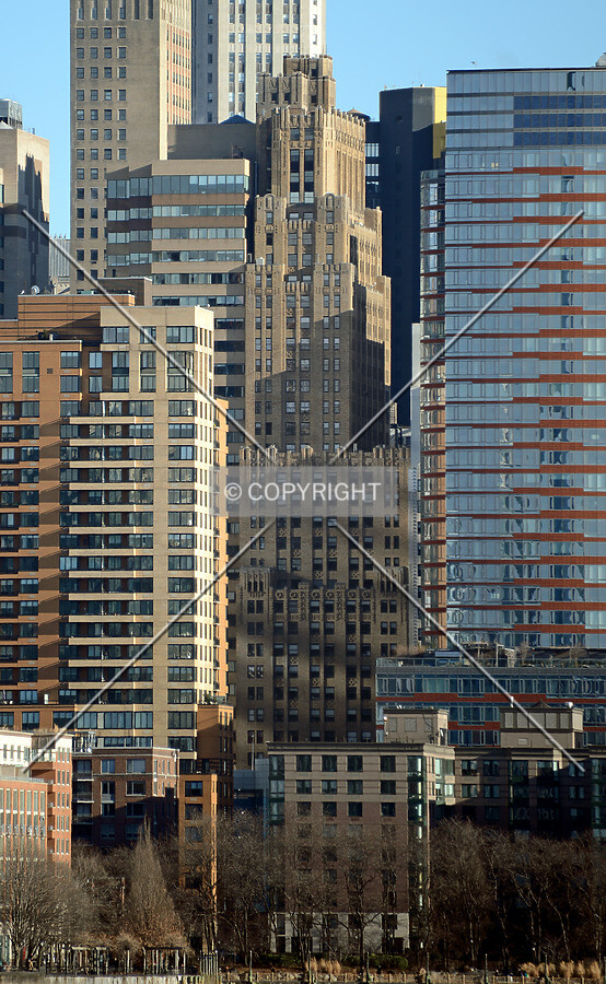 View from the northwest across the Hudson River