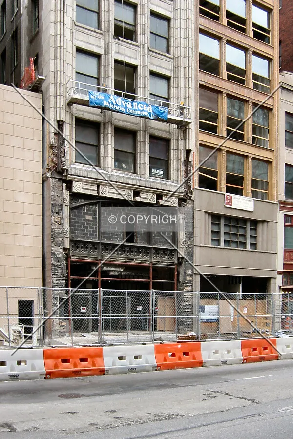 Base from across Washington Street