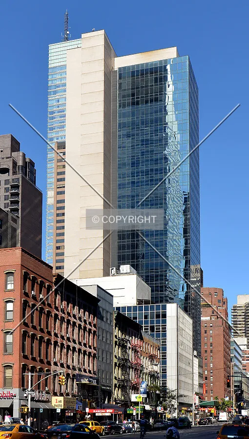 View from the southwest at 3rd Avenue and 55th Street