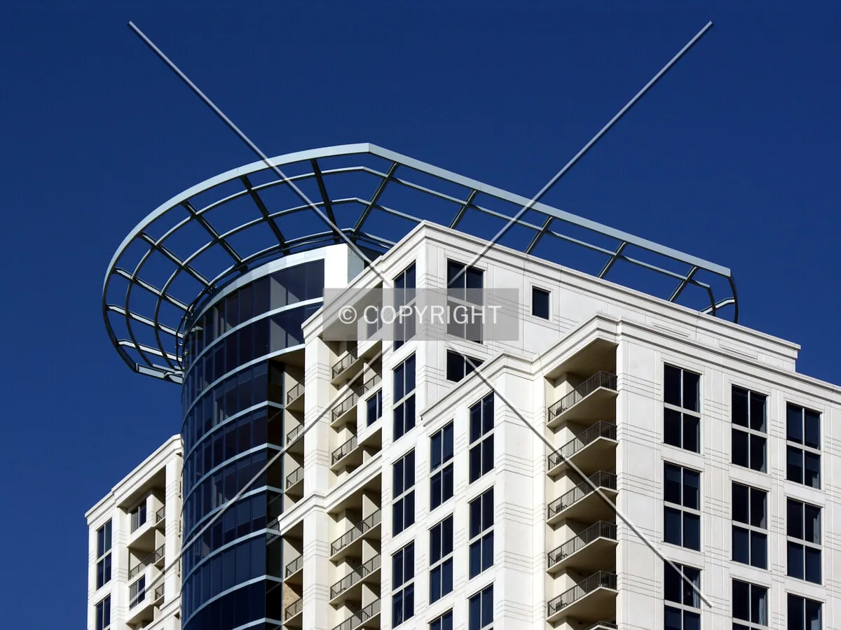 Top floors from the southwest