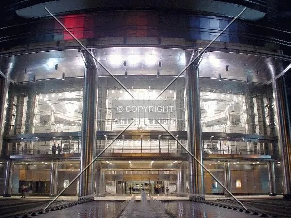 Front entrance of building from the front