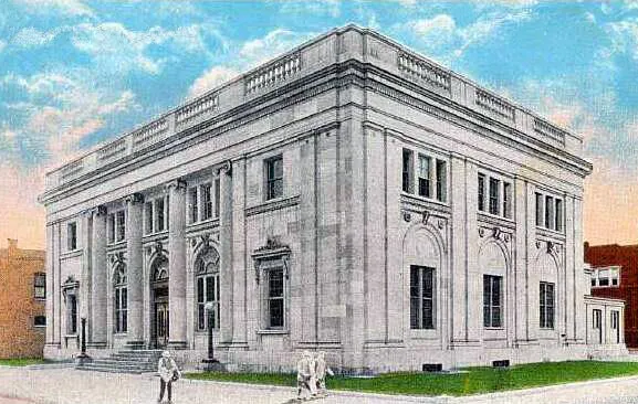 Vintage view from the southwest