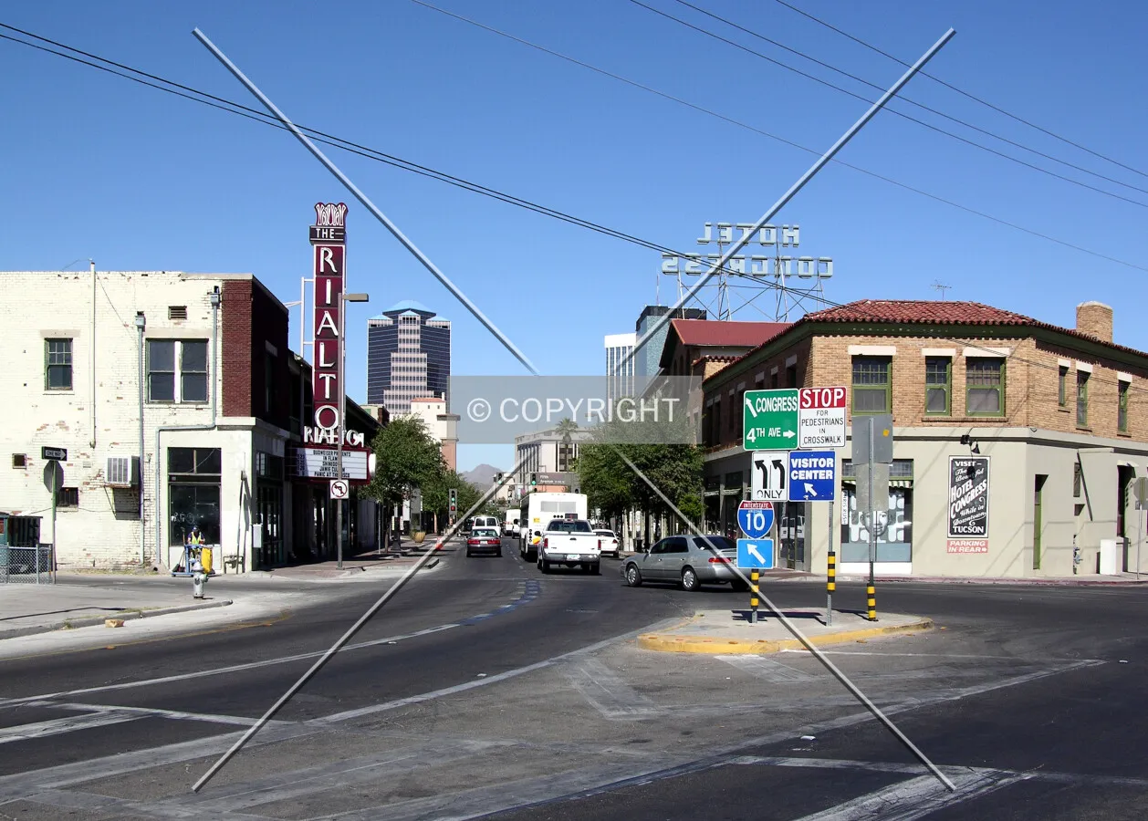 Looking west from 4th Avenue