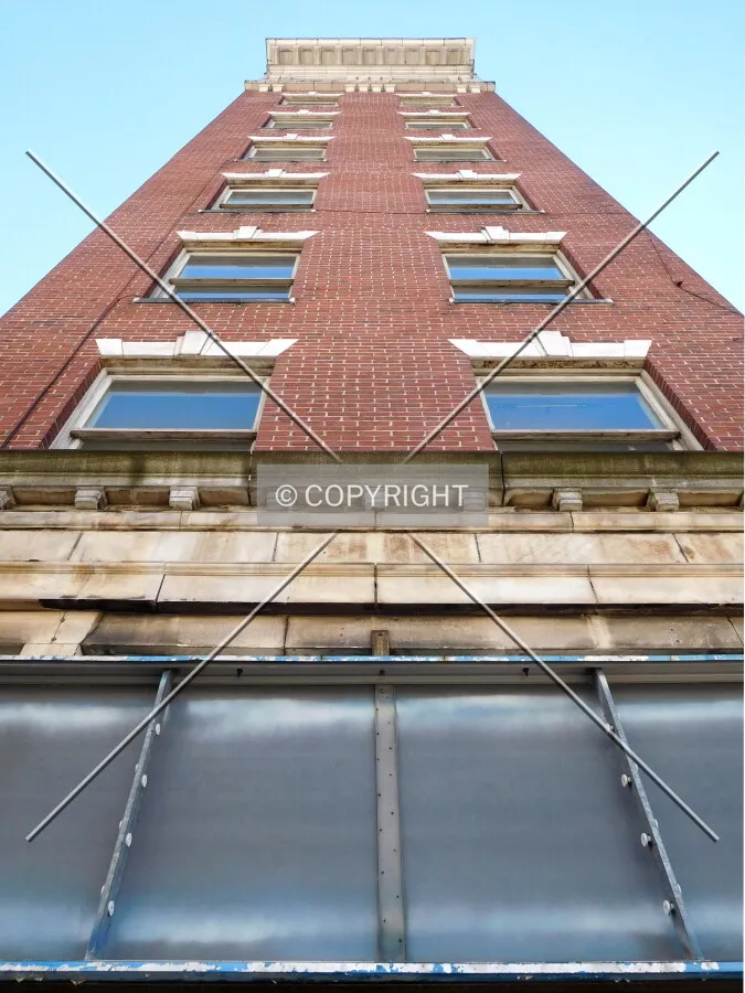 Northern façade from Locust Street