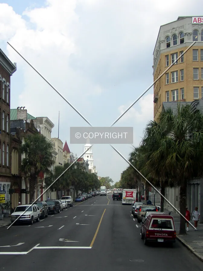 Looking west from East Bay Street