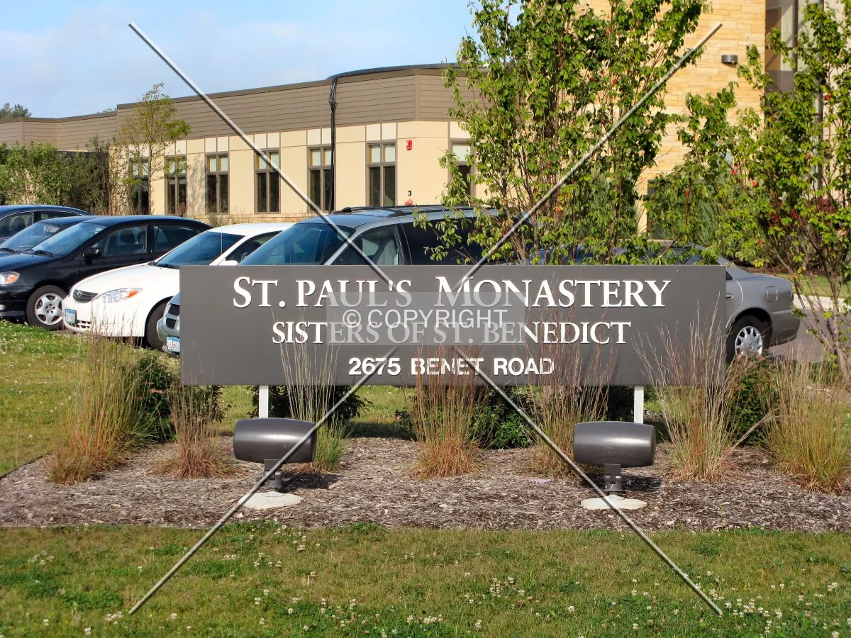 Signage at Benet Road & Monastery Way