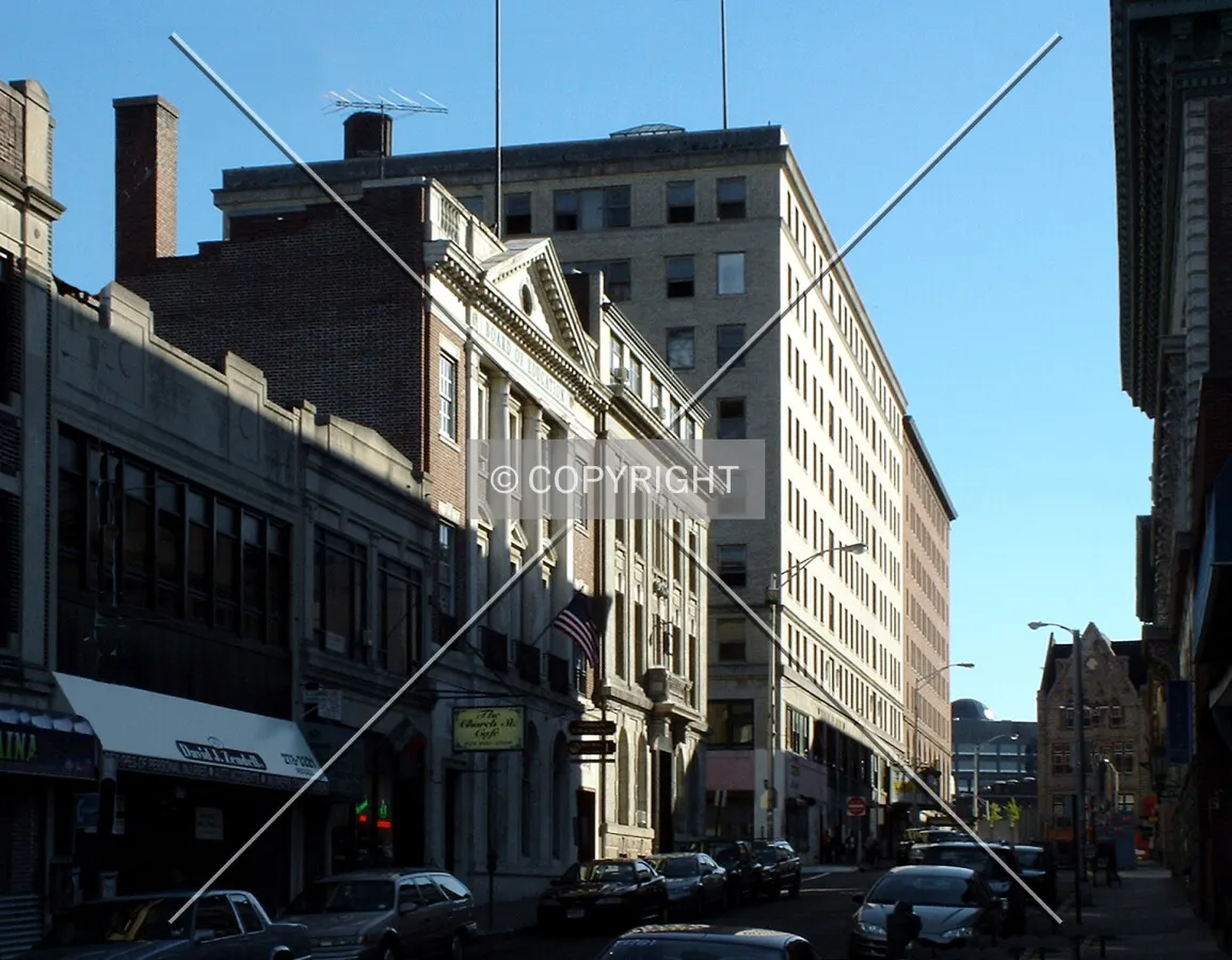 View from the north along Church Street
