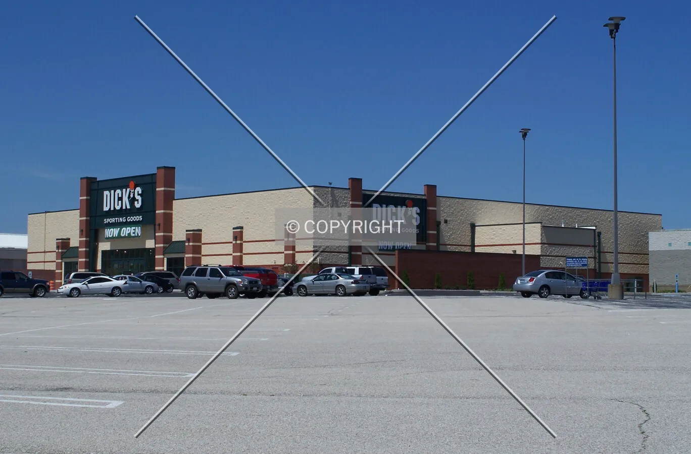 East view of Dick's Sporting Goods which was added to the mall in 2008; June 17, 2008