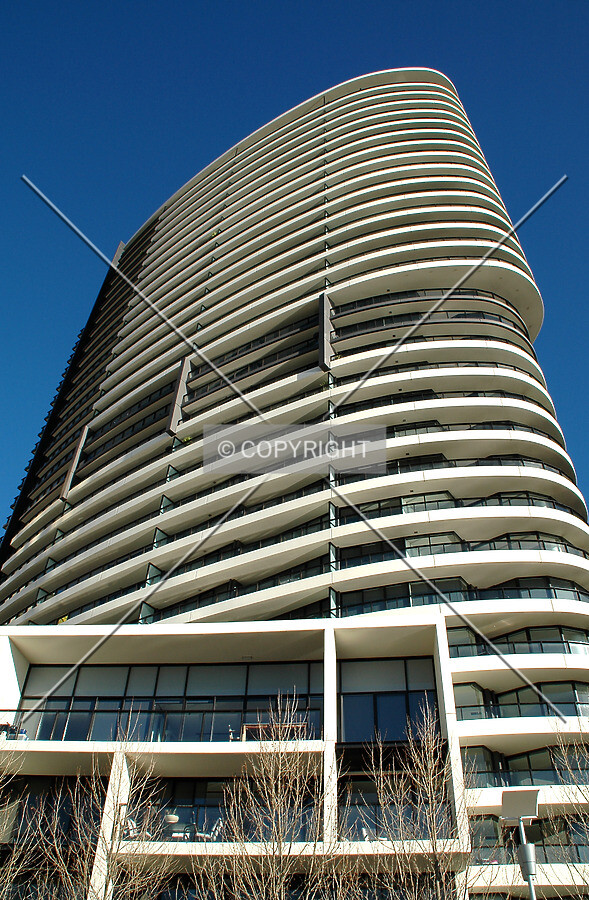 Looking up from the north
