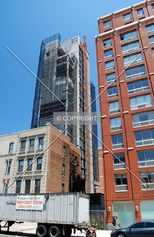Looking up from West 23rd Street