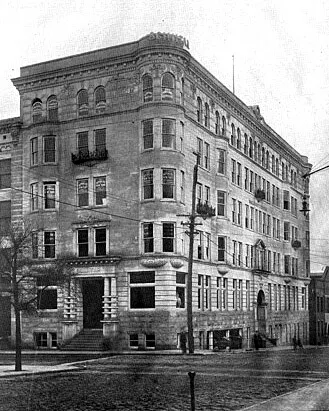 Vintage view from the northwest