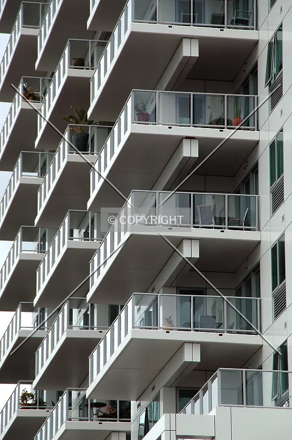 Balcony detail on the east side