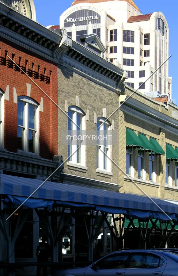 From Market Street to the southeast