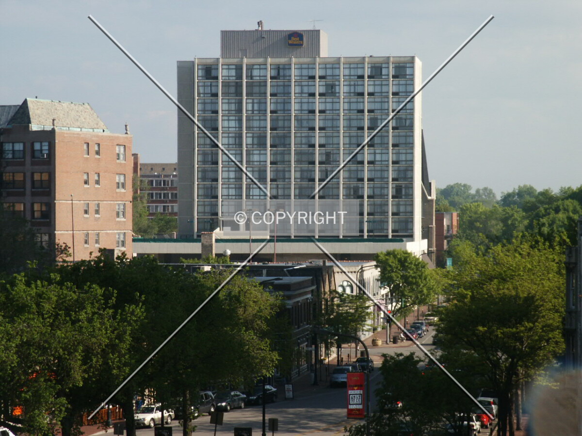 View from the old Sherman Avenue parking garage