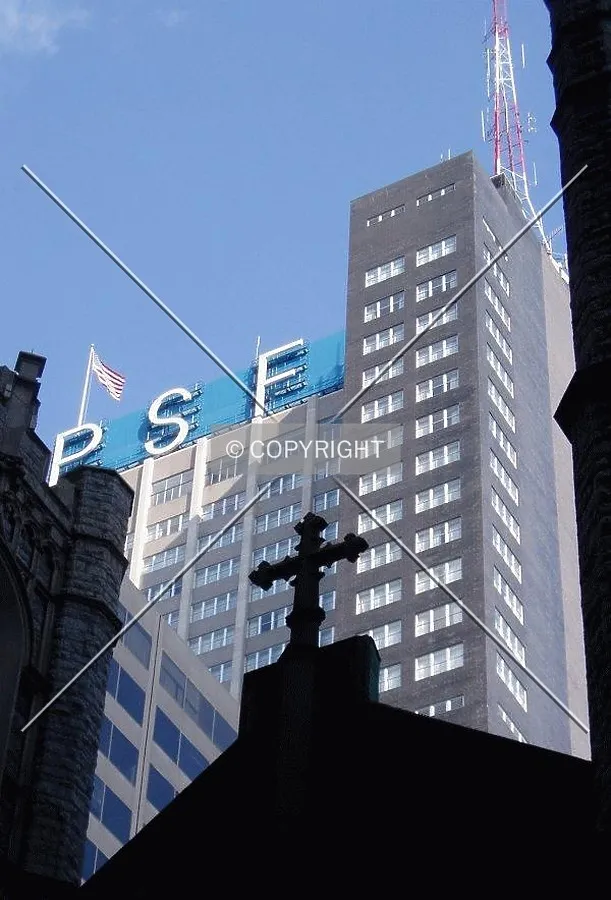 The top from the southwest on 13th Street