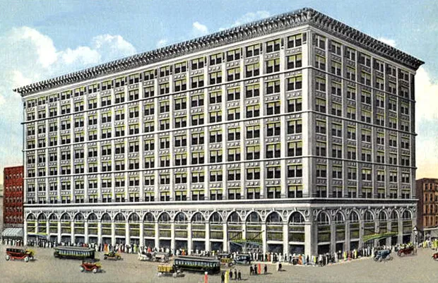 Vintage view from the southwest