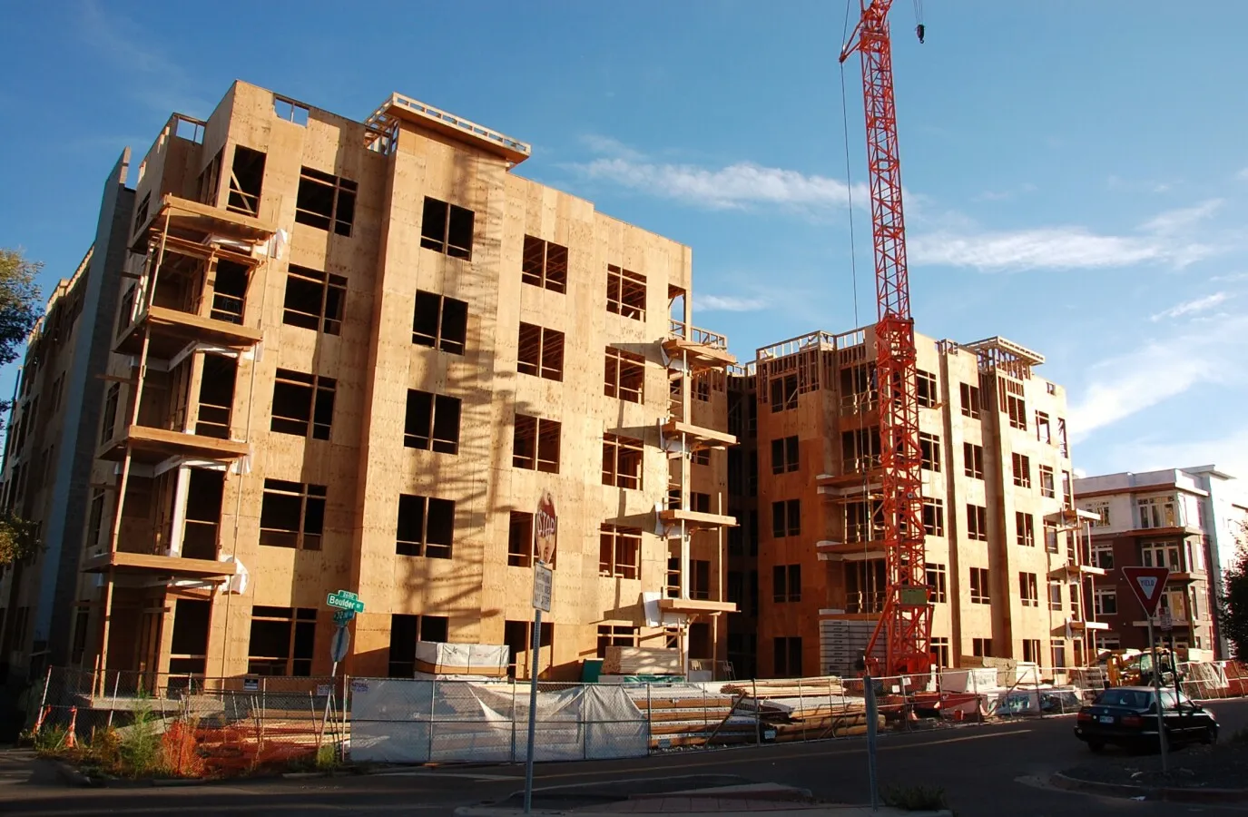 View to the south