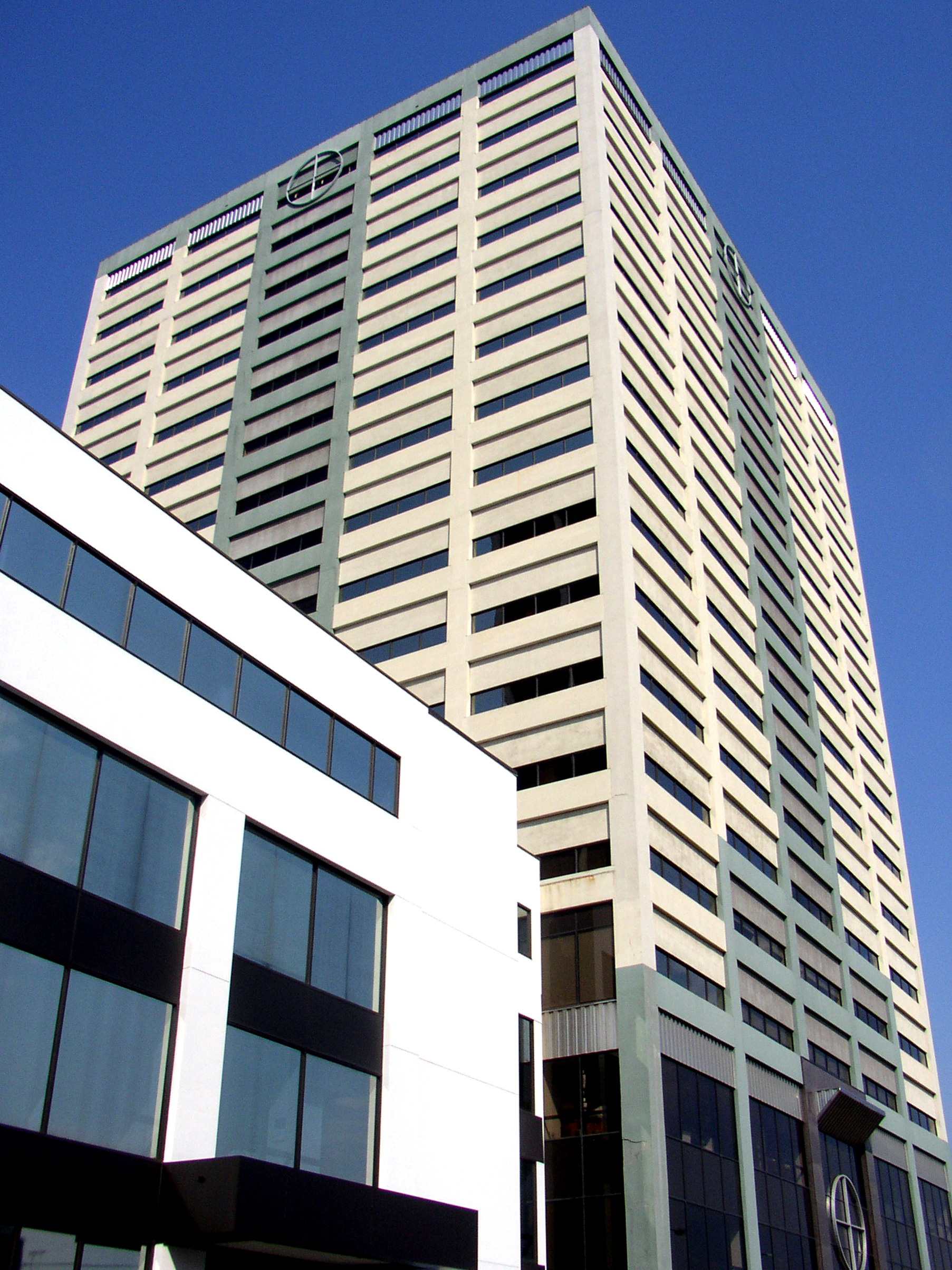 From the southeast prior to the 2012 renovation