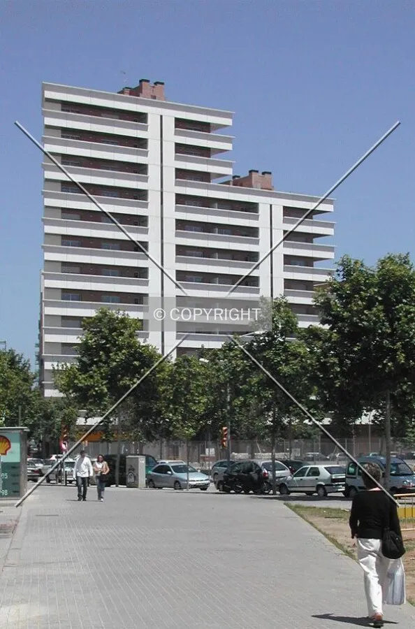 View of the building from Avinguda Diagonal