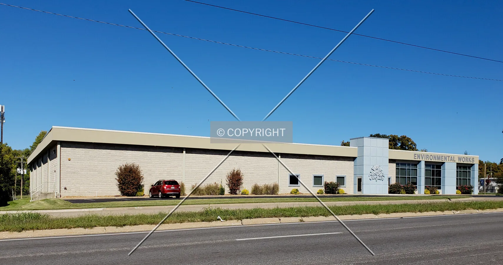 View from the southwest; October 21, 2018