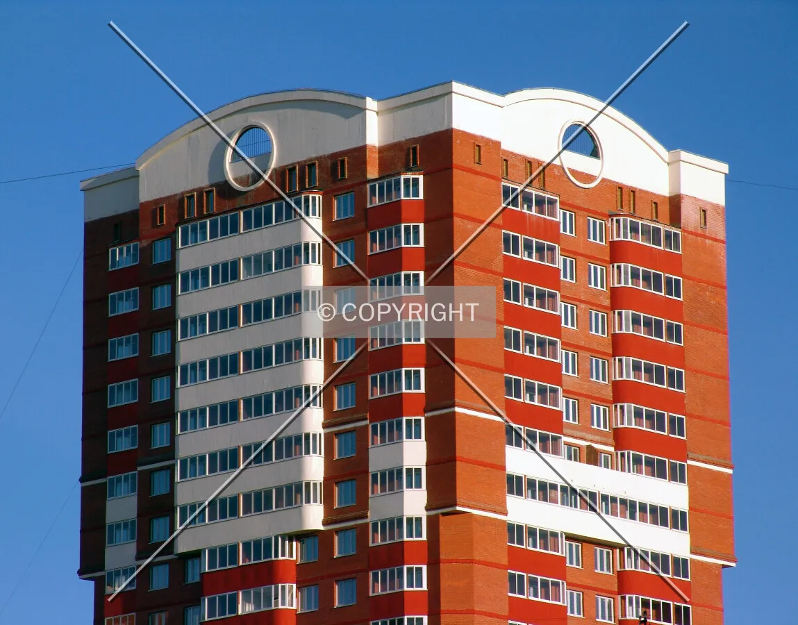 The upper floors as seen from the west