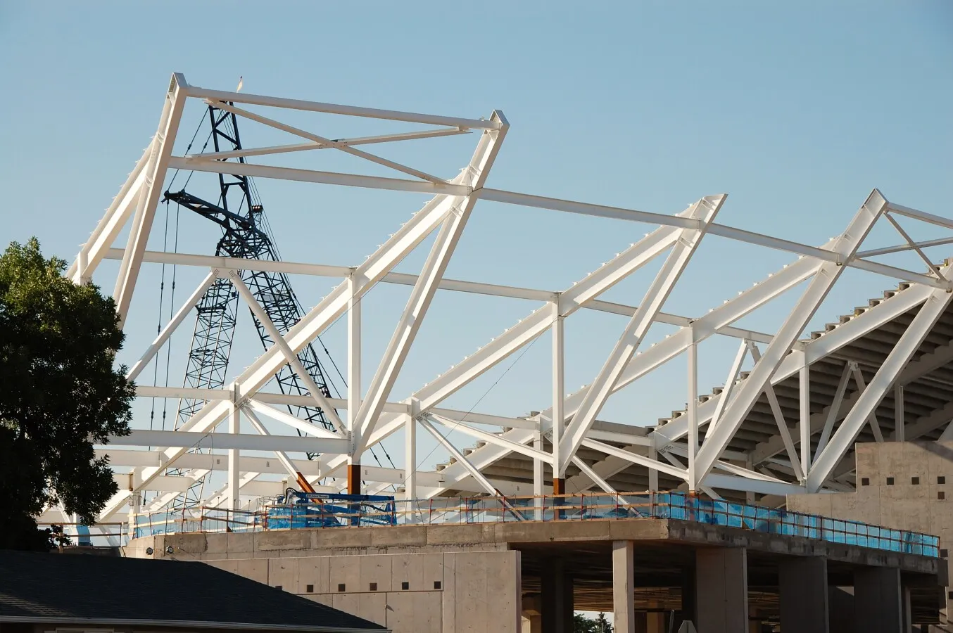 View from the southeast
