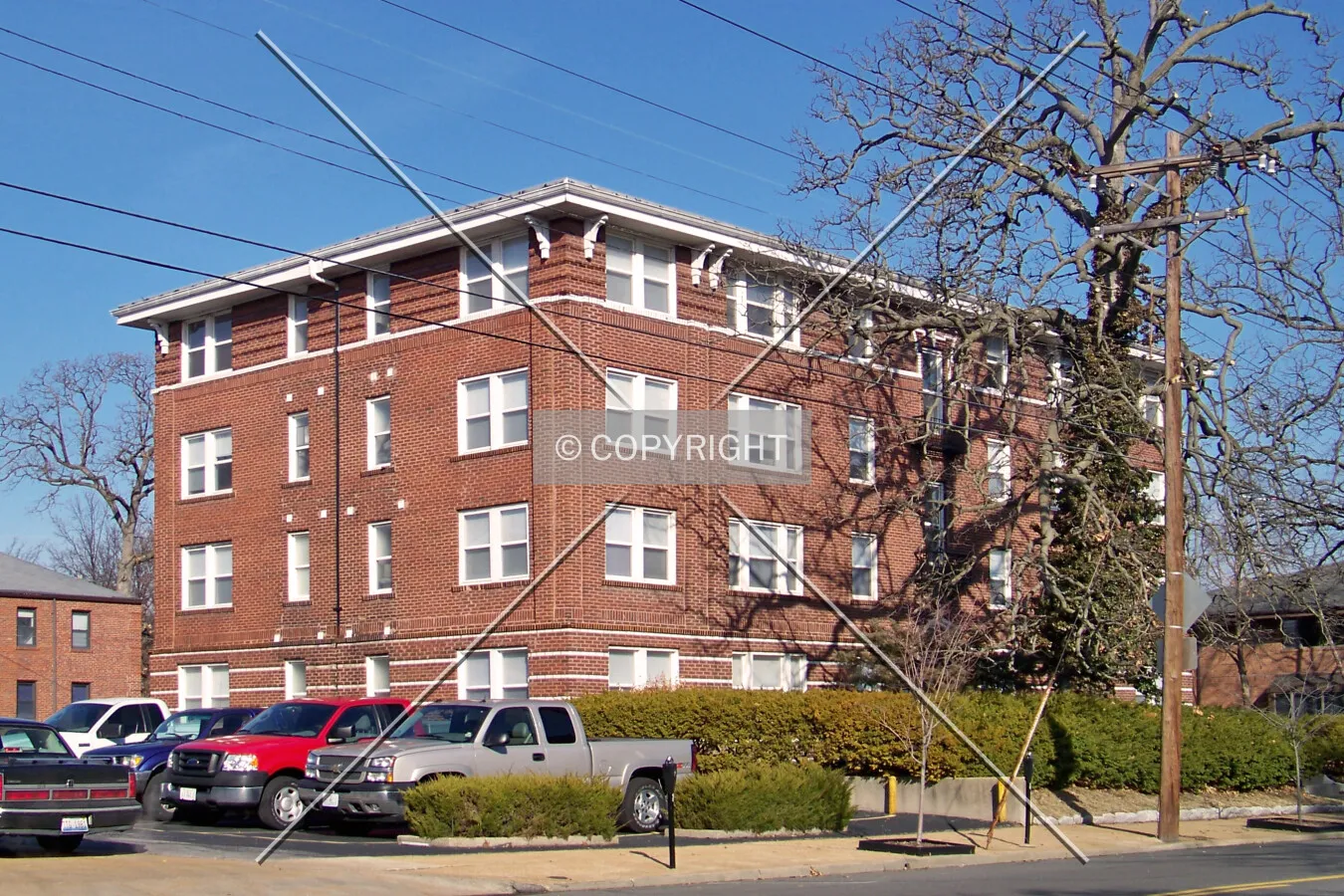View from the southeast