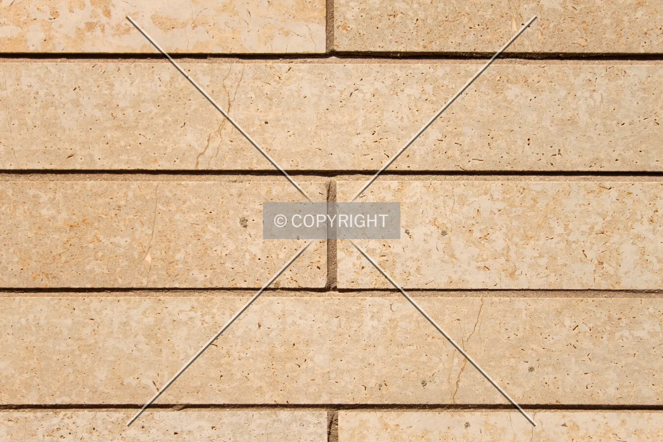 Close-up of the limestone facade
